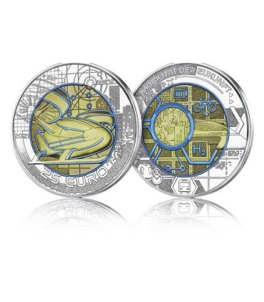 25 euros Áustria Nobium 2021 €89,99