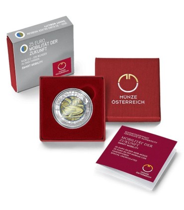 25 euros Áustria Nobium 2021 €89,99