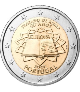 2 Euro Portugal 2007 Tratado de Roma € 6,95