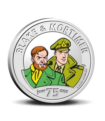 5 euros Bélgica 2021 - 75 anos de Blake e Mortimer versão a cores 19,95