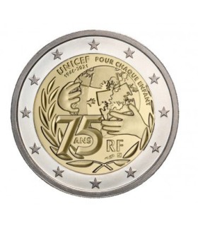 2 Euro Francia 2021 - Unicef €3.95