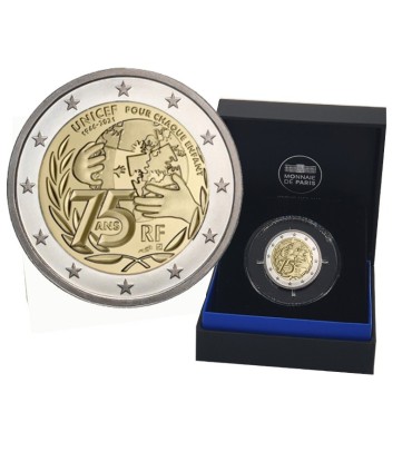 2 Euro BE França 2021 - Unicef 26,99