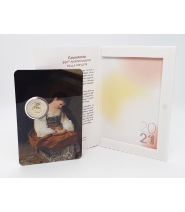 2 Euro San Marino 2021 - 450 anos do nascimento de Caravaggio 76,99