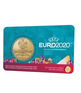 Moneta fiamminga 2,50 euro Belgio 2021 - UEFA EURO 2020  13,95 €