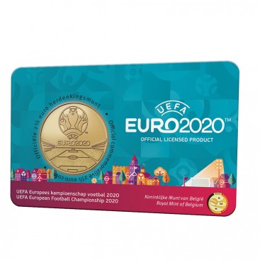 Coincard Flamande 2,50 Euro Belgique 2021 - UEFA EURO 2020