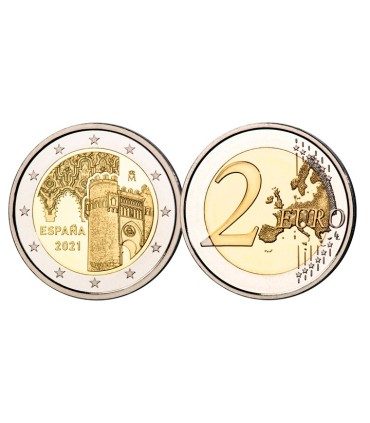 2 Euro BE Spagna 2021 - Città di Toledo  29,99 €