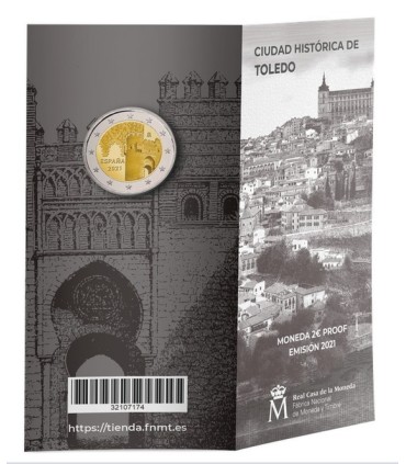 2 Euro BE España 2021 - Ciudad de Toledo €29.99