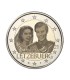 2 Euro Luxemburg 2021 - 40 jaar huwelijk van Groothertog Henri fotoversie € 8,97