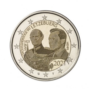 2 Euro Luxembourg 2021- 100e anniversaire du Grand-Duc Jean version photo