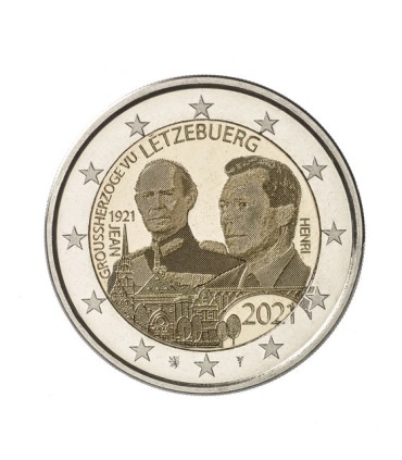 2 Euro Luxemburg 2021 - 100e verjaardag van Groothertog Jean fotoversie € 8,97