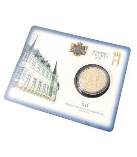 Coincard 2 Euro Luxemburgo 2021 - 40.º aniversário de casamento do Grão-Duque Henri € 41,97