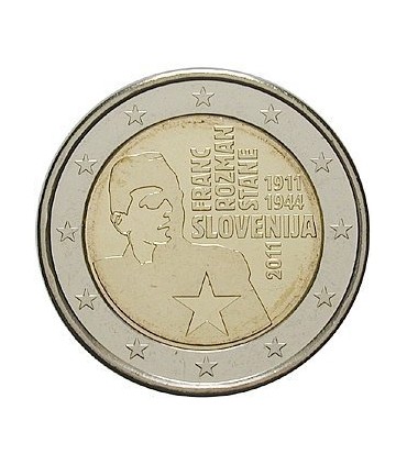 2 Euro Eslovénia 2011 Franz-Rozman € 5,45