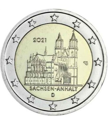 2 euros Alemanha 2021 - Catedral de Magdeburgo 3,00 euros