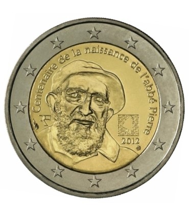 2 Euro Frankrijk 2012 ABBÉ PIERRE €7,95