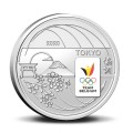 5 euro Belgique 2021 - Team Belgium - Jeux olympique de Tokyo version couleur