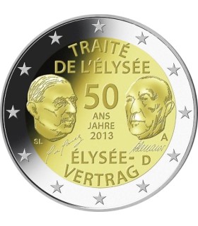 2 euros ALEMANIA 2013 Tratado del Elíseo 5,25 euros