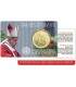 Cartão de moedas de 50 cêntimos Vaticano 2021 7,95
