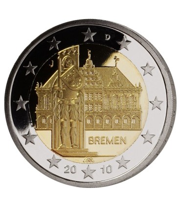 2 Euro Duitsland 2010 Bremen €5,97
