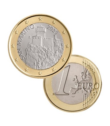 1 euro São Marinho 2021 2,39 euros