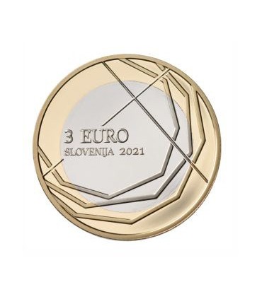 3 Euro Slowenien 2021 Škofja Loka  6,45 €