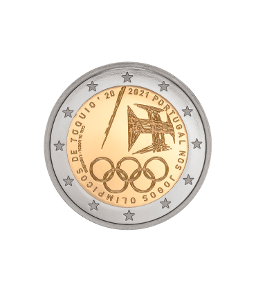 2 Euro Portugal 2021 - Juegos Olímpicos Tokio 2020 €3.95
