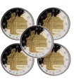 5 x 2 Euro Alemania 2010 -Breme atelier ADFGJ €33.95