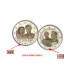 2 x 2 Euro Luxemburgo 2021 - foto puente Saint-Servais ponche € 249.99