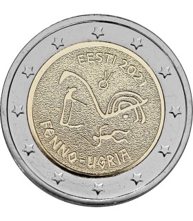2 Euro Estónia 2021 - Povos fino-úgricos 3,69