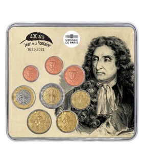 Miniset BU Frankreich 2021 Die Kunst der Feder - Jean de la Fontaine  59,95 €