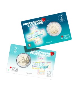 Moincard BU 2 Euro Itália 2021 - Agradecimentos aos profissionais de saúde 24,99
