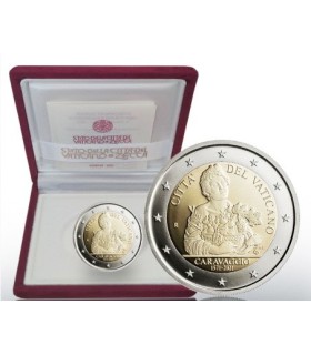2 Euro Proof Vatican 2021 - 450.º aniversário do nascimento de Caravaggio 74,93
