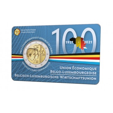 Coincard Francaise 2 Euro Belgique 2021
