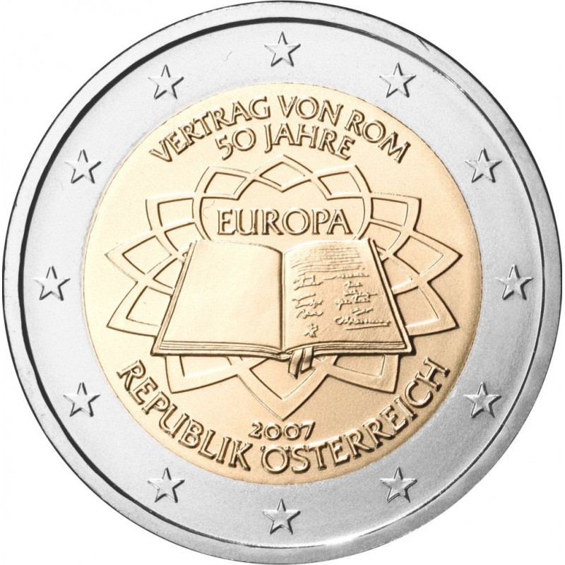 2 Euro Espagne 2007 Traité de Rome - Le Comptoir de l'Euro