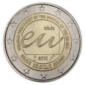 2 Euro BELGIQUE 2010 Presidence UE