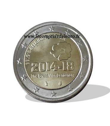 2 Euro BELGIUM 2014 World War 1914  4,99 €