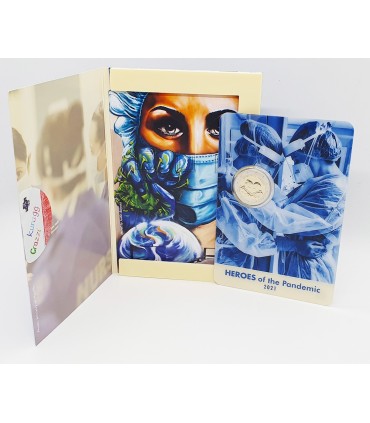 2 Euro Malta 2021 Coincard - Héroes de la Pandemia €84.95