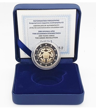 2 Euro Prova Grecia 2021 - Bicentenario della Rivoluzione Greca  34,95 €