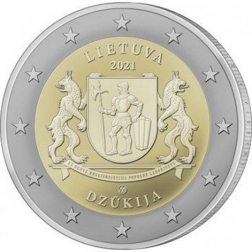 2 Euro Lituanie 2021 - Dzūkija