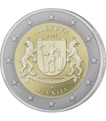 2 Euro Litauen 2021 - Dzūkija  3,49 €