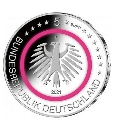 5 Euro Germania 2021 - Zona polare  9,90 €