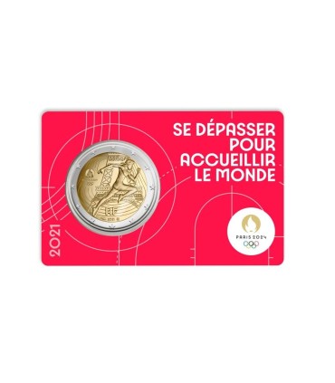 5 x 2 Euro Frankrijk 2021 - Parijs 2024 €53,95