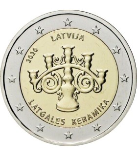 2 Euro Letónia 2020 - Cerâmica Latgale 4,49