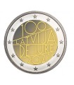 2 Euro Letónia 2021 - 100 anos de Jure