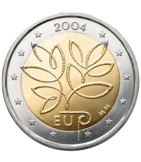 2 euros Finlandia 2004 Ampliación de la UE 62,95 euros