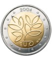 2 euros Finlandia 2004 Ampliación de la UE 62,95 euros