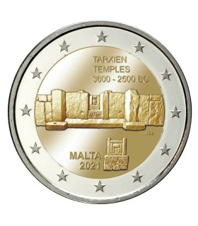 2 Euro Malta 2021 - Tempels van Tarxien €13,78