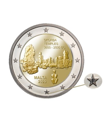 2 Euro Malta 2020 - Variante del Tempio di Skorba  35,99 €