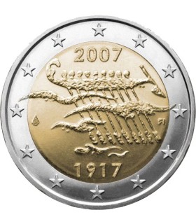 2 Euro FINLAND 2007 Onafhankelijkheid € 14,95