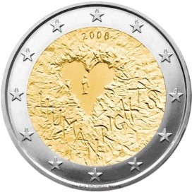 2 Euro FINLANDE 2008 Droits de l'homme - La Finlande à l'occasion du 60e anniversaire de la Déclaration universelle des droits d