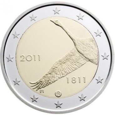 2 Euro Finlande 2011 Banque de Finlande -  Thème: 2 € commémorative Finlande 2011 commémorant le bicentenaire de la Banque 